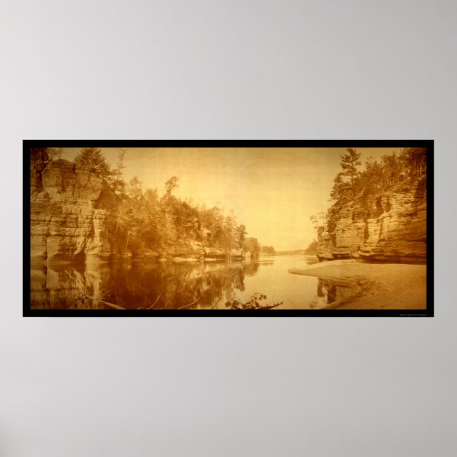 Wisconsin Dells fotoutställning 1894 Poster (Framsidan)