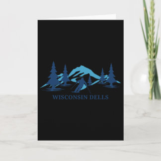 Wisconsin Dells skidort skidor skidåkare  Kort