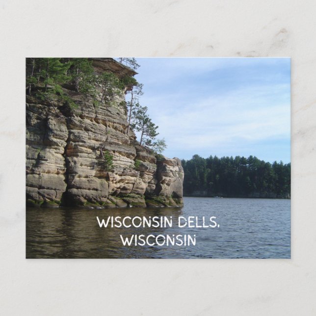 WISCONSIN DELLS, WISCONSIN vycard souvenir Vykort (Framsida)