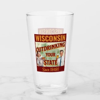 Wisconsin dricker inte ditt tillstånd sedan 1848 glaskopp