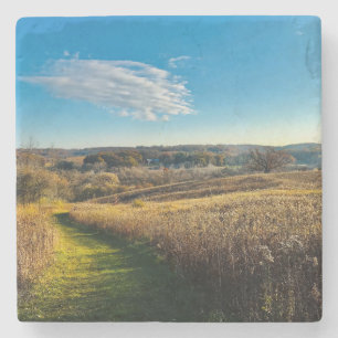 Wisconsin Fall Ligcape och Väg Stenunderlägg