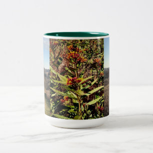 Wisconsin Fall Wildblomma och Fält-kaffe Mugg