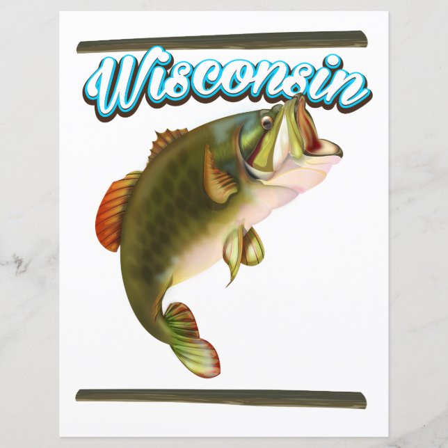 Wisconsin fiskeposter (Framsida)