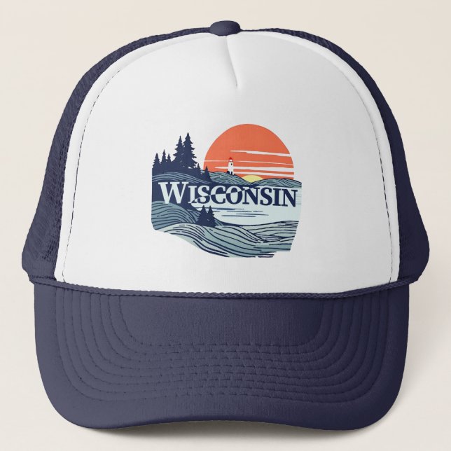 Wisconsin Förenta staterna Keps (Framsida)