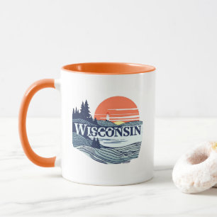 Wisconsin Förenta staterna Mugg