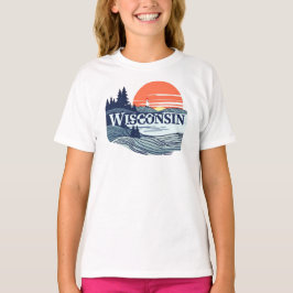 Wisconsin Förenta staterna T Shirt