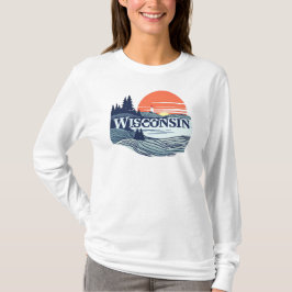Wisconsin Förenta staterna T Shirt