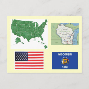 Wisconsin, Förenta staterna Vykort