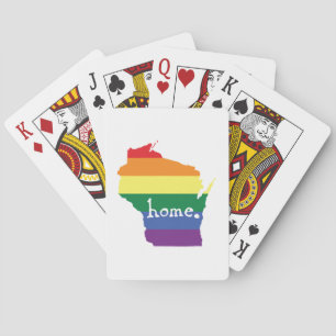 Wisconsin Gay pride Karta i hemmet Casinokort