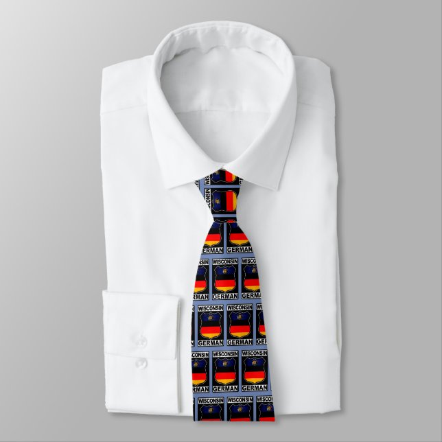 Wisconsin German American Neck Tie Slips (Bunden)