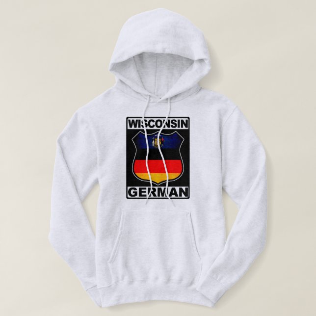 Wisconsin German American Sweatshirt (Design framsida)