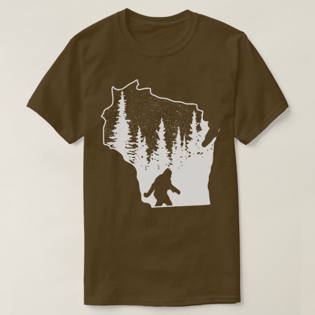 Wisconsin Gifts T Shirt (Design framsida)