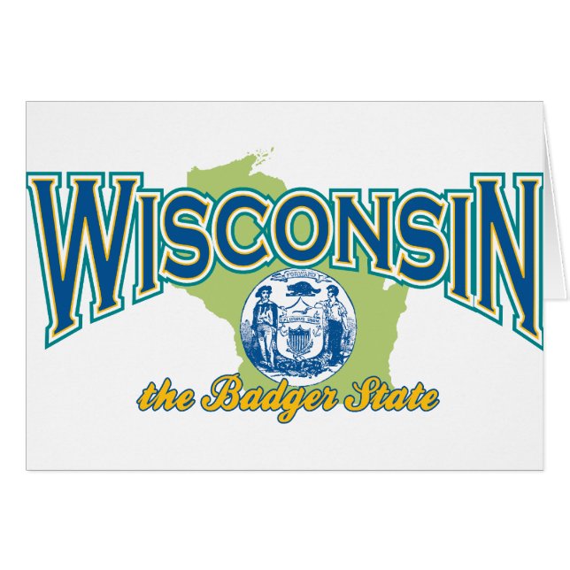 Wisconsin Hälsningskort (Framsidan Horizontal)