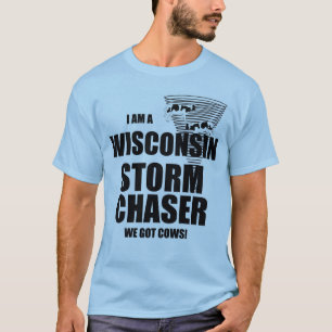 Wisconsin Har Cows Tornado Storm Chaser T-shirt
