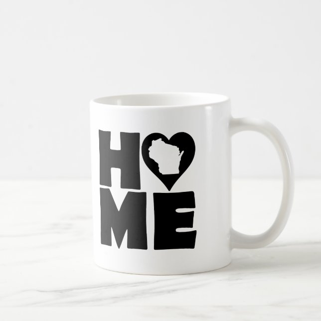 Wisconsin Hem Heart State Mugg eller Resemugg (Höger)