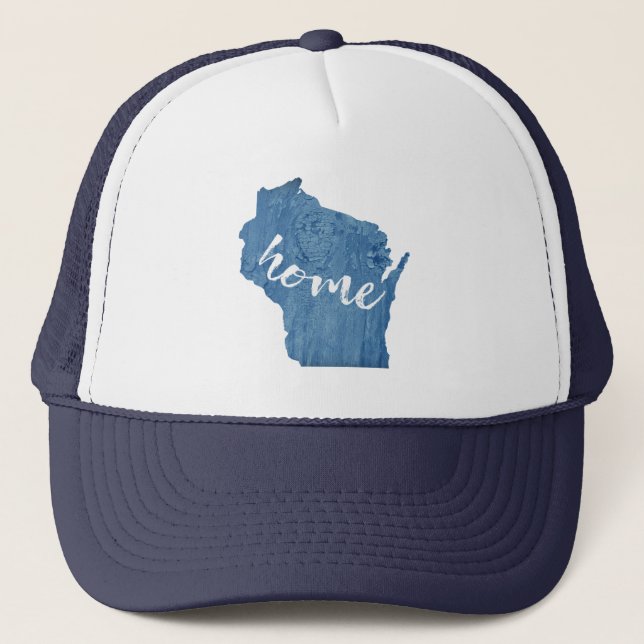 Wisconsin Hem Trästruktur Keps (Framsida)