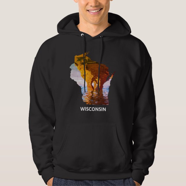 Wisconsin Hoodie (Framsida)