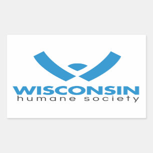 Wisconsin human samhällelogotyp 2015 rektangulärt klistermärke