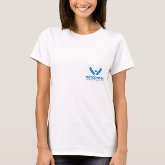 Wisconsin human samhällelogotyp 2015 tee shirt