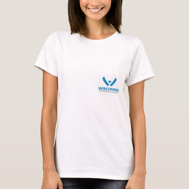 Wisconsin human samhällelogotyp 2015 tee shirt (Framsida)