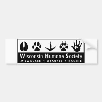 Wisconsin human samhällelogotyp bildekal