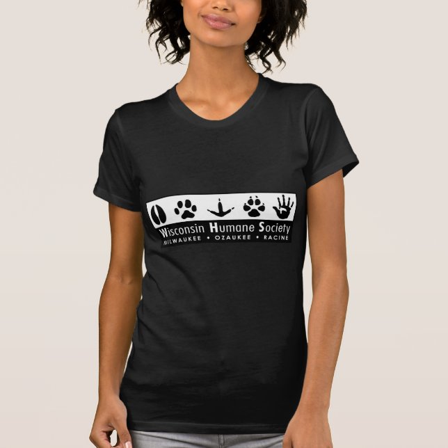 Wisconsin human samhällelogotyp t-shirt (Framsida)