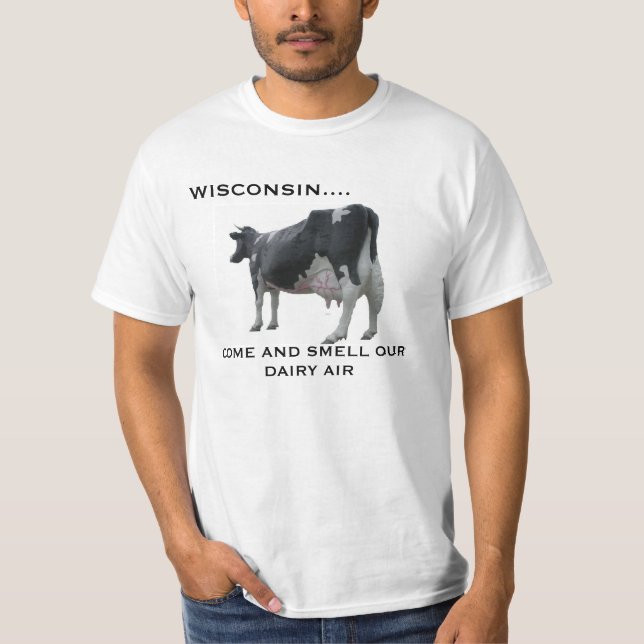 Wisconsin humor t-shirt (Framsida)