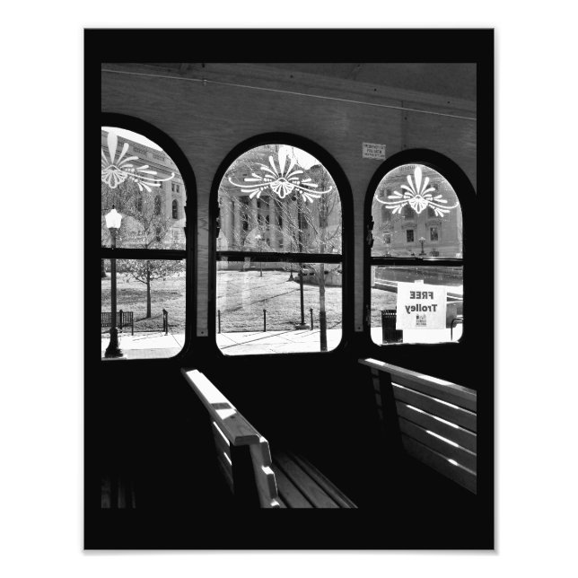 Wisconsin Huvudstad från Trolley Fototryck (Framsidan)