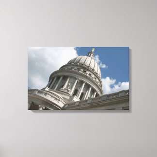 Wisconsin Huvudstad Wrapped Canvas