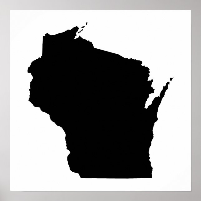 Wisconsin i svart poster (Framsidan)