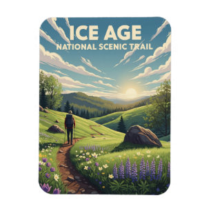Wisconsin Ice Age National Scenia Trail Travel Magnet