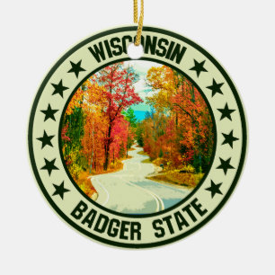 Wisconsin Julgransprydnad Keramik