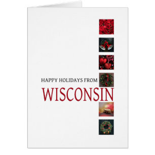 Wisconsin-julkort, ange specifikt hälsningskort