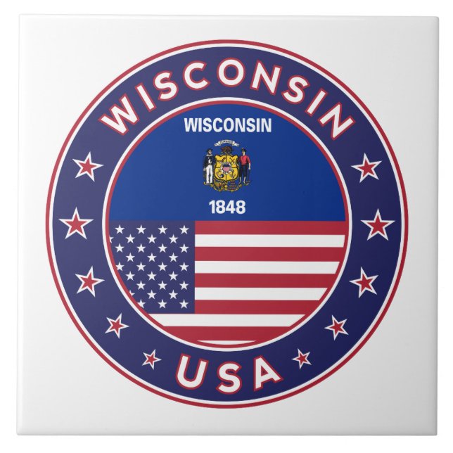 Wisconsin Kakelplatta (Framsidan)