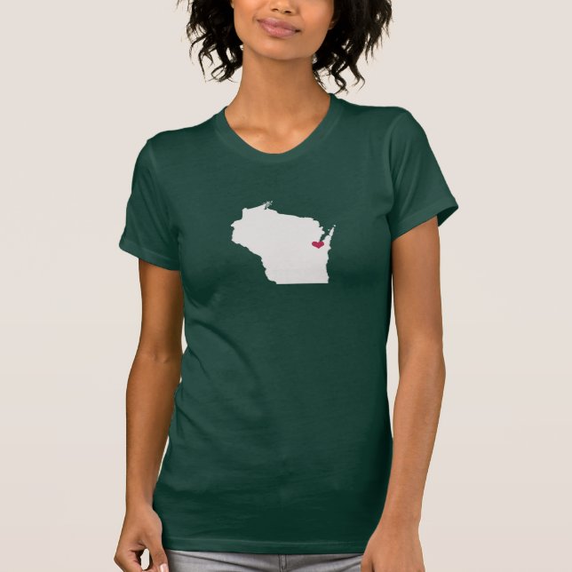 Wisconsin kärlek tee (Framsida)