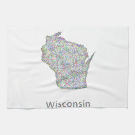Wisconsin karta kökshandduk