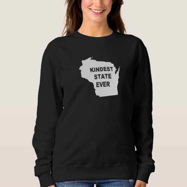 Wisconsin Kindest State någonsin Travel Best Rank  T Shirt (Framsida)