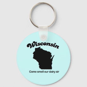 Wisconsin - Kom doftar vår mejerie luft Nyckelring