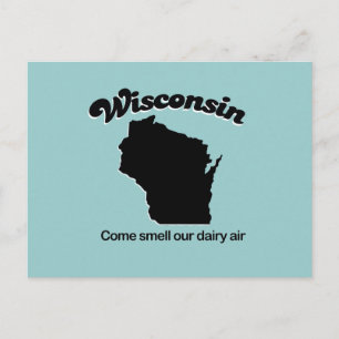 Wisconsin - Kom doftar vår mejerie luft Vykort