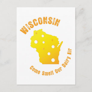Wisconsin Kom Smell Vår mejerie Luft Vykort