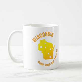 Wisconsin komlukt vår mejeriluft kaffemugg