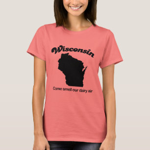 Wisconsin - komlukt vår mejeriluft tee