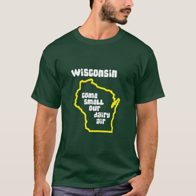 Wisconsin komlukt vår mejeriluft tröja (Framsida)