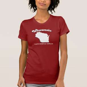 Wisconsin - komlukt vår mejeriluftT-tröja Tröja