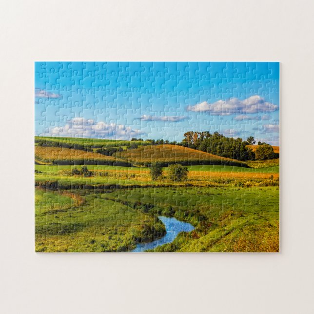 Wisconsin landsbygdsscen. pussel (Horisontell)