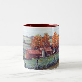 Wisconsin Landskap-mugg Två-Tonad Mugg