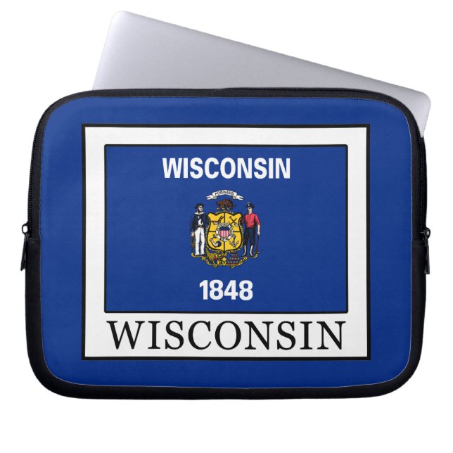 Wisconsin Laptop Sleeve (Framsidan)