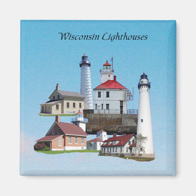 Wisconsin Lighthouse magnet (Framsidan)