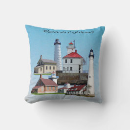 Wisconsin Lighthouses-kuddar Kudde