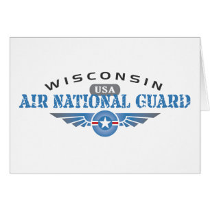 Wisconsin Luft nationalgarde Hälsningskort